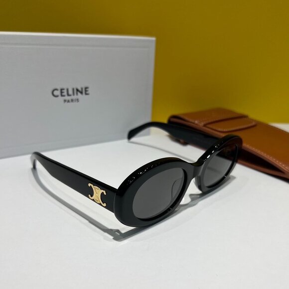 Celine Triomphe Oval Sunglasses - Picture 3 of 7